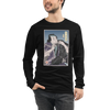 Samurai Harmonica Player Music Ukiyo-e Unisex Long Sleeve Tee -