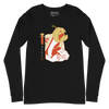 Halloween Pumpkin Japanese Ukiyo-e Unisex Long Sleeve Tee - Black / S