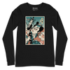 Samurai Voice Actor Japanese Ukiyo-e Unisex Long Sleeve Tee 1