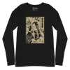 Samurai Voice Actor Japanese Ukiyo-e Unisex Long Sleeve Tee 2