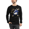 Samurai Chef Japanese Ukiyo-e Unisex Long Sleeve Tee - Samurai Original