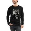 Samurai Barber Japanese Ukiyo-e Unisex Long Sleeve Tee - Samurai Original