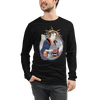 Geisha Barista Ukiyo-e Unisex Long Sleeve Tee -