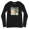 Samurai Pickleball Japanese Ukiyo-e Unisex Long Sleeve Tee 3