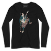 Samurai Guitar Player Music Ukiyo-e Unisex Long Sleeve Tee