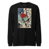 Samurai Rock Climbing Extreme Sport Ukiyo-e Unisex Long Sleeve Tee