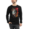 Halloween Namakubi Japanese Tattoo Unisex Long Sleeve Tee