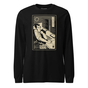 Samurai Programmer Computer Science Ukiyo-e Unisex Long Sleeve Tee