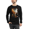 Halloween Horror Ghost Japanese Ukiyo-e Unisex Long Sleeve Tee