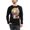 Samurai Dog Akita Best Friend Ukiyo-e Unisex Long Sleeve Tee