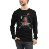 Samurai Basketball Player 3 Sport Ukiyo-e Unisex Long Sleeve Tee