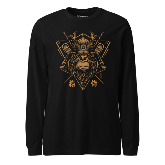 Samurai Monkey Mask Unisex Long Sleeve Tee