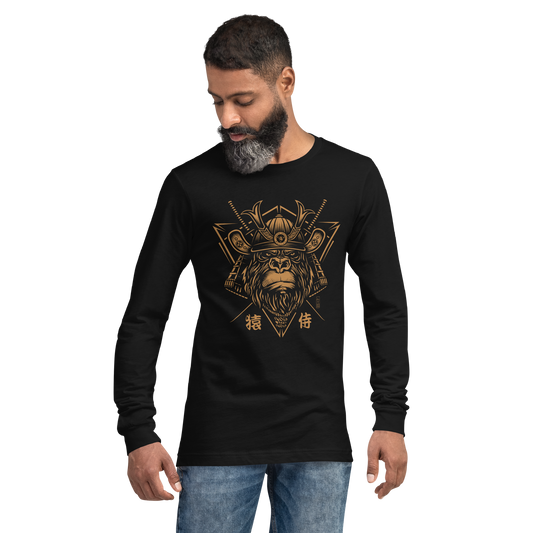 Samurai Monkey Mask Unisex Long Sleeve Tee