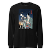 Samurai Astronomy Telescope Ukiyo-e Unisex Long Sleeve Tee