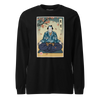 Samurai Meditation Yoga Japanese Ukiyo-e Unisex Long Sleeve Tee