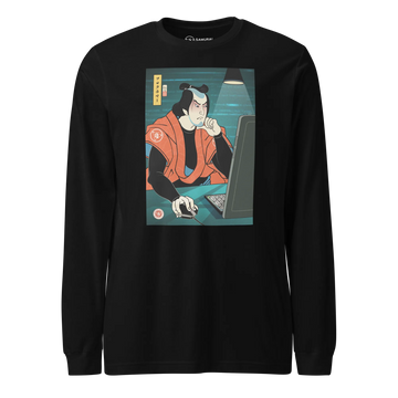 Samurai Programmer 4 Code Developer Ukiyo-e Unisex Long Sleeve Tee