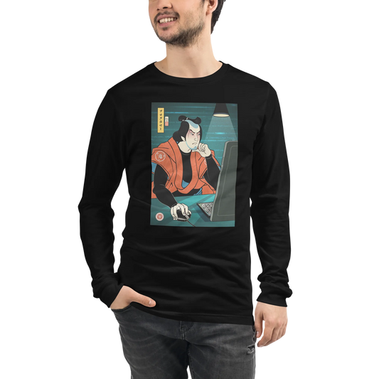 Samurai Programmer 4 Code Developer Ukiyo-e Unisex Long Sleeve Tee