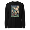 Samurai Camping Weekend Ukiyo-e Unisex Long Sleeve Tee