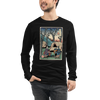 Samurai Camping Weekend Ukiyo-e Unisex Long Sleeve Tee