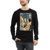 Samurai Painter Artist Ukiyo-e Unisex Long Sleeve Tee