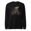 Samurai Bicycle Race Sport Ukiyo-e Unisex Long Sleeve Tee