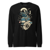 Samurai Drummer 6 Percussion Music Ukiyo-e Unisex Long Sleeve Tee