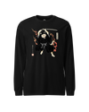 Cat Ninja Japanese Ukiyo-e Unisex Long Sleeve Tee