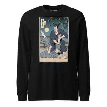 Brazilian Martial Jiu Jitsu 3 Ukiyo-e Unisex Long Sleeve Tee