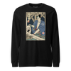 Samurai Carpenter Wood Artisan Ukiyo-e Unisex Long Sleeve Tee