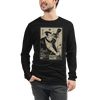 Samurai Photographer 3 Camera Ukiyo-e Unisex Long Sleeve Tee