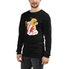 Halloween Pumpkin Japanese Ukiyo-e Unisex Long Sleeve Tee -