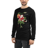 Santa Rides Dragon Japanese Ukiyo-e Unisex Long Sleeve Tee