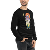 Halloween Samurai Skeleton Japanese Ukiyo-e Unisex Long Sleeve Tee -