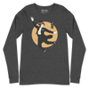 Samurai Dancing ukiyo-e Japanese Unisex Long Sleeve Tee - Samurai Original