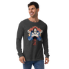 Samurai Barber Japanese Ukiyo-e Unisex Long Sleeve Tee - Samurai Original