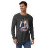 Geisha Barista Ukiyo-e Unisex Long Sleeve Tee -