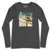 Samurai Pickleball Japanese Ukiyo-e Unisex Long Sleeve Tee 3