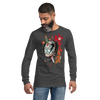 Halloween Namakubi Japanese Tattoo Unisex Long Sleeve Tee