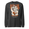 Halloween Cat Maneki Neko & Jason Voorhees Mask Unisex Long Sleeve Tee