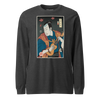 Samurai Ukulele String Instrument Ukiyo-e Unisex Long Sleeve Tee