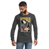 Samurai Electric Guitar Guitarist Music Ukiyo-e Unisex Long Sleeve Tee