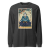 Samurai Meditation Yoga Japanese Ukiyo-e Unisex Long Sleeve Tee