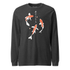 Koi Fish Japanese Ukiyo-e Unisex Long Sleeve Tee 2