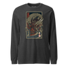 Samurai vs Dragon Warrior Ukiyo-e Unisex Long Sleeve Tee