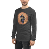 Halloween Skeleton Play Guitar Japanese Ukiyo-e Unisex Long Sleeve Tee -