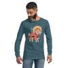 Golden Retriever Japanese Ukiyo-e Unisex Long Sleeve Tee -