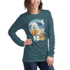 Poodle Dog Japanese Ukiyo-e Unisex Long Sleeve Tee - Samurai Original