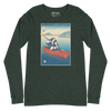 Samurai Kayaking Ukiyo-e Unisex Long Sleeve Tee