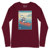 Samurai Kayaking Ukiyo-e Unisex Long Sleeve Tee