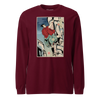 Samurai Rock Climbing Extreme Sport Ukiyo-e Unisex Long Sleeve Tee